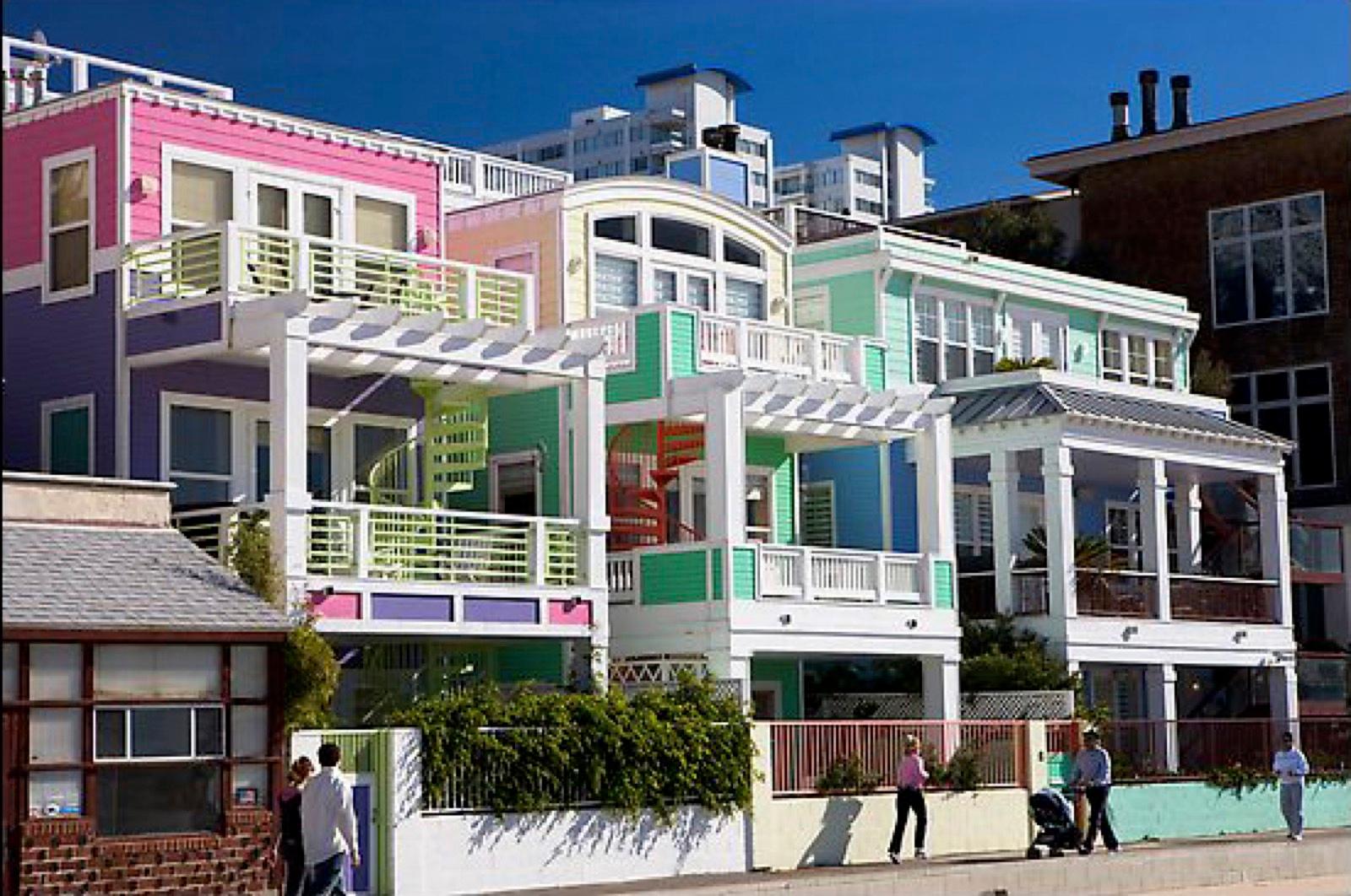 colorfull houses santa monica — photo 1