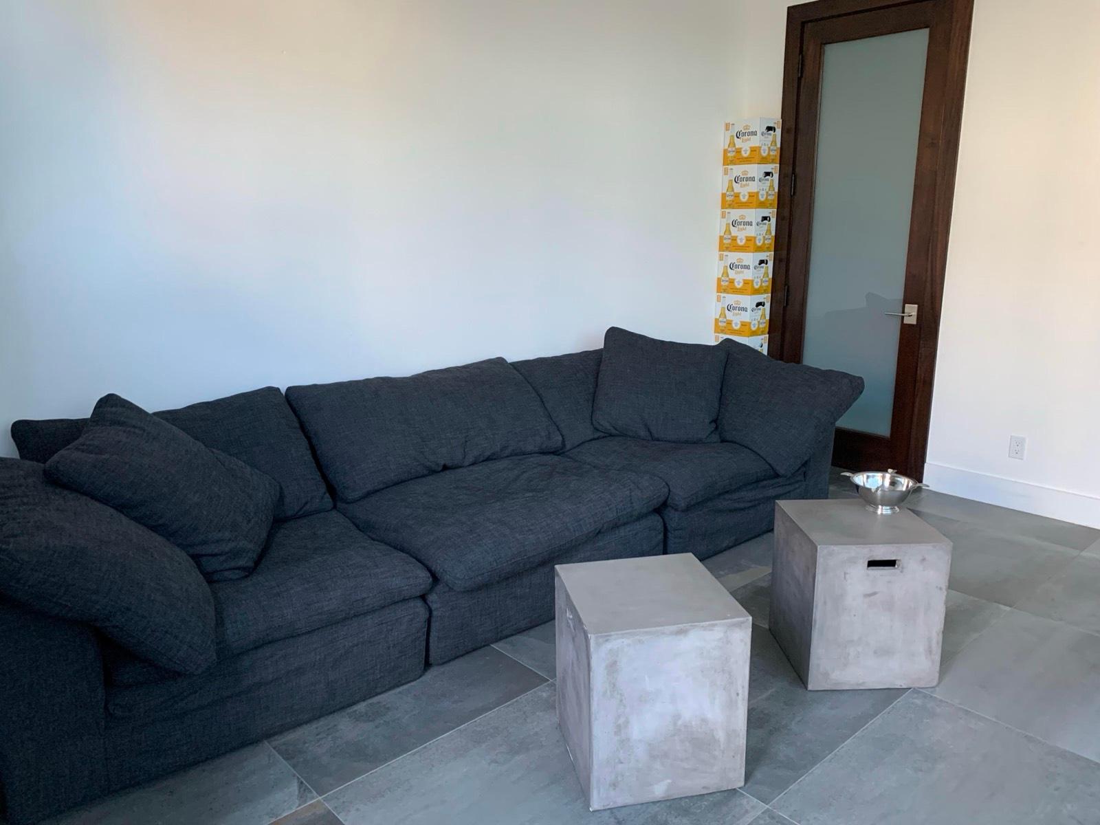 J's Gray Entertainer Modern Home — photo 11