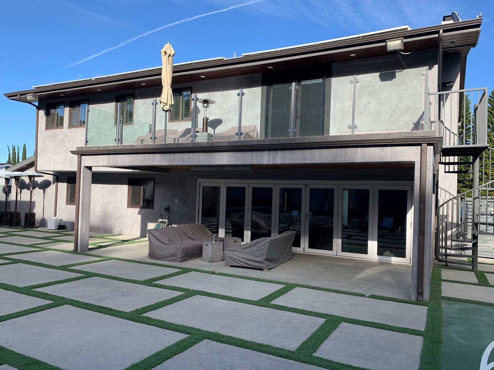 J's Gray Entertainer Modern Home — photo 12