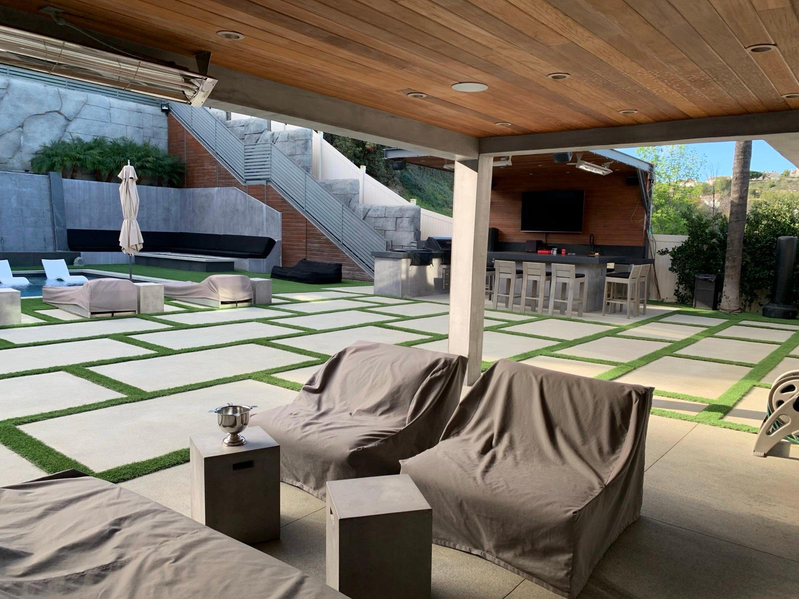 J's Gray Entertainer Modern Home — photo 4
