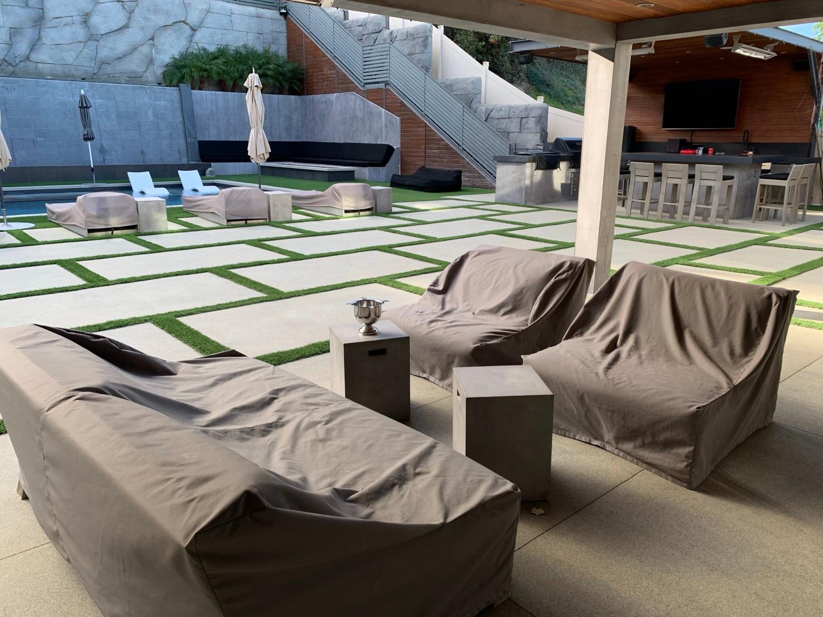 J's Gray Entertainer Modern Home — photo 5