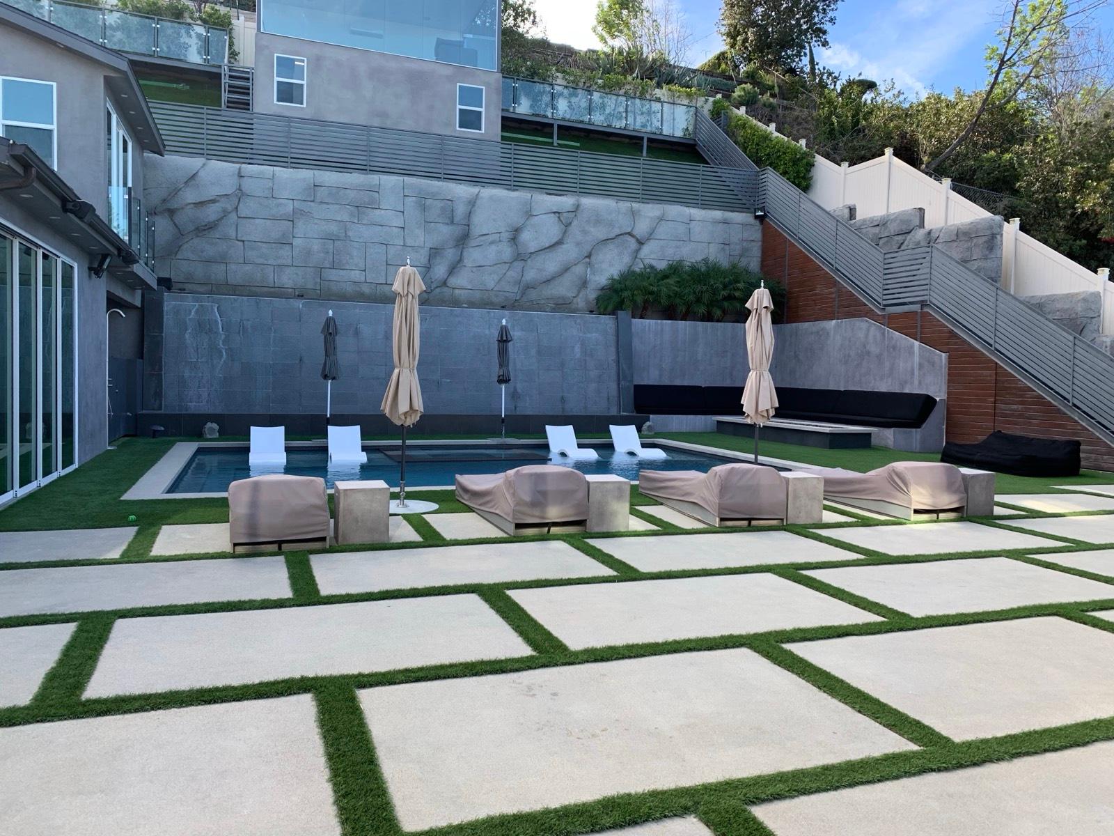 J's Gray Entertainer Modern Home — photo 6