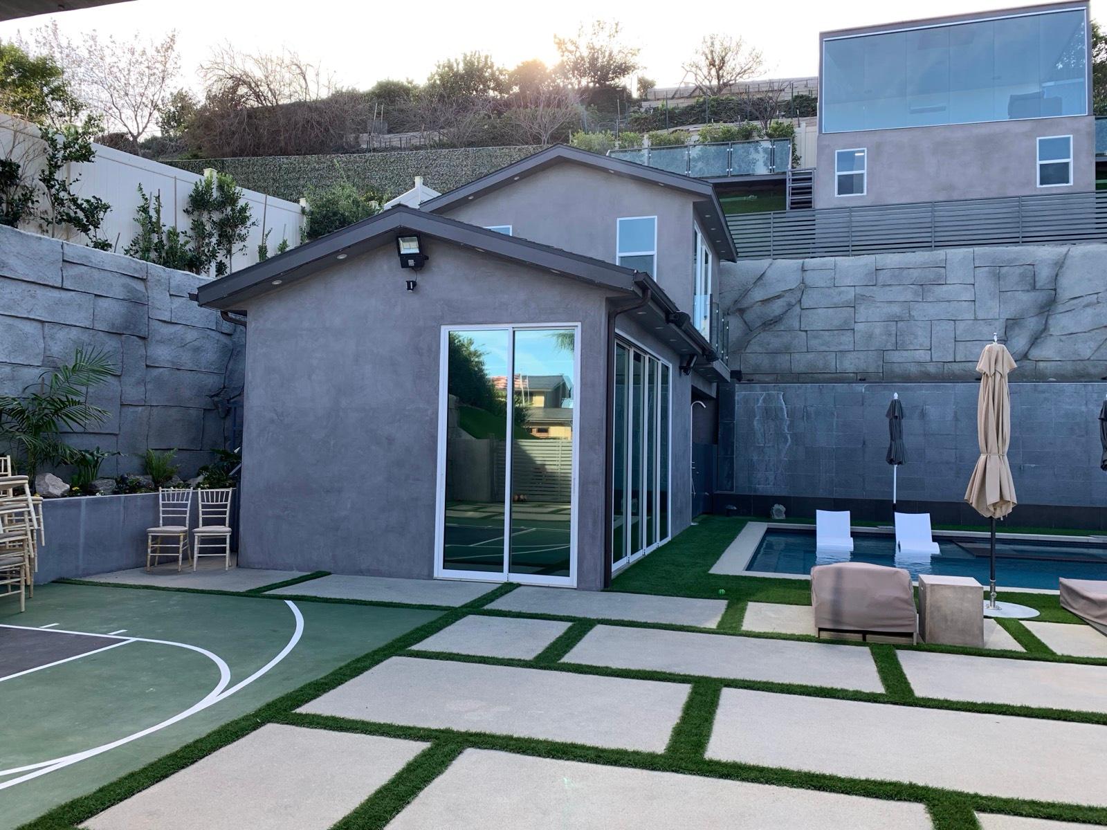 J's Gray Entertainer Modern Home — photo 7