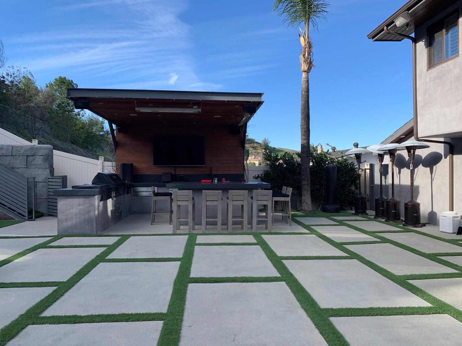 J's Gray Entertainer Modern Home — photo 8