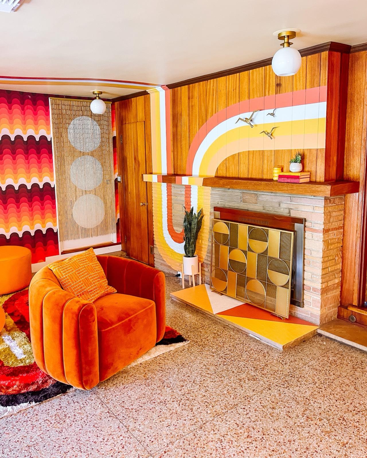 LP's Colorful 70's Retro Home — photo 6