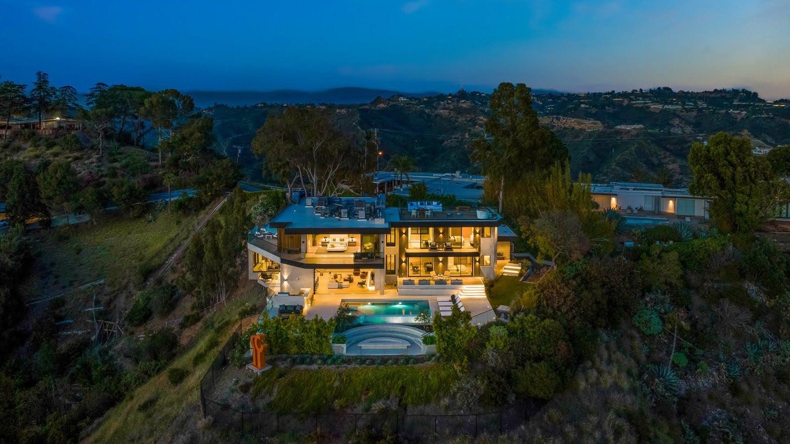 R’s Bev hills mod mansion — photo 9